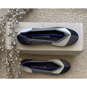 NWT Rothy’s Captoe Black Flats